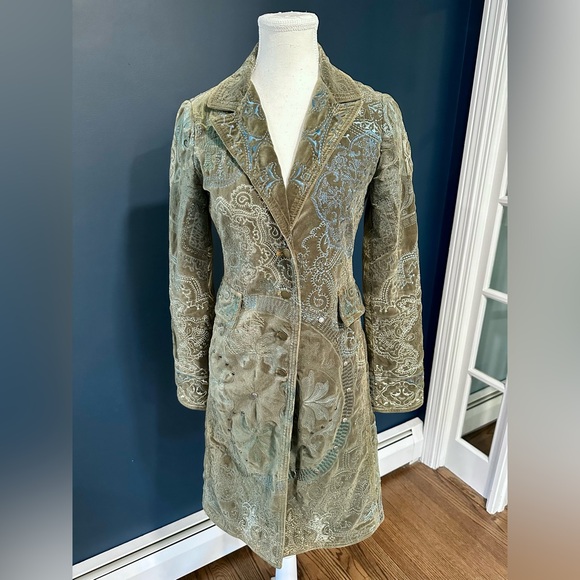 Johnny Was / Two Ten Ten Five Embroidered Duster Coat, Size XS - Picture 2 of 15